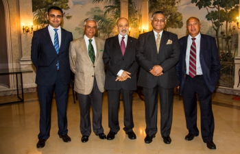 Embassy of India, Lisbon organised a high tea in the honour of Minister of State for External Affairs & Overseas Indian Affairs Gen.(Dr.) V. K. Singh on July 4. More than 25 prominent NRIs, businessmen and PIOs attended.”