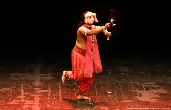 Seraikella Chhau Dance Performance in Evora (28.01.2018)
