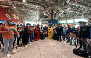 #VandeBharatMission- 78 stranded Indians were repatriated back to India by a special KLM Amsterdam flight from Lisbon ( 31.05.2020)