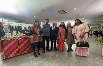 Glimpses of Indian stand at the Diplomatic Bazaar (11 November, 2022 )