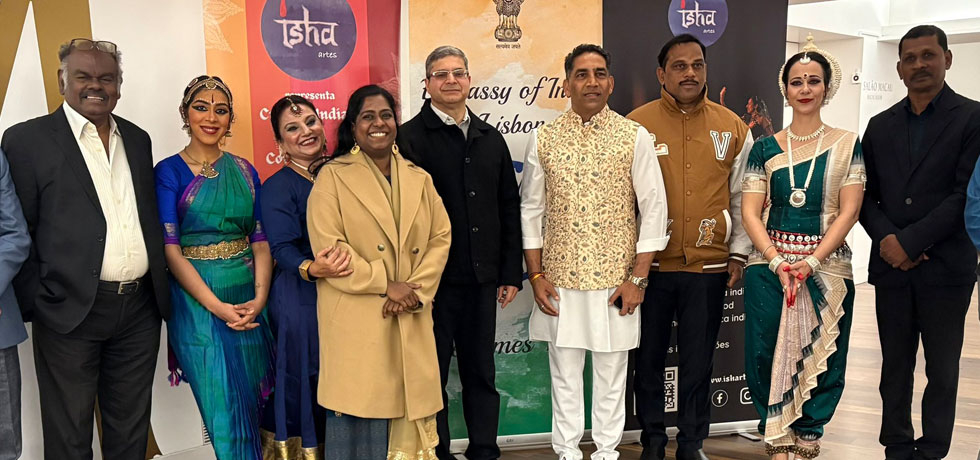 Celebration of 50 years of ‘India-Portugal relations’ with a performance of 3 classical dance forms, Kathak, Odissi and Bharatnatyam
