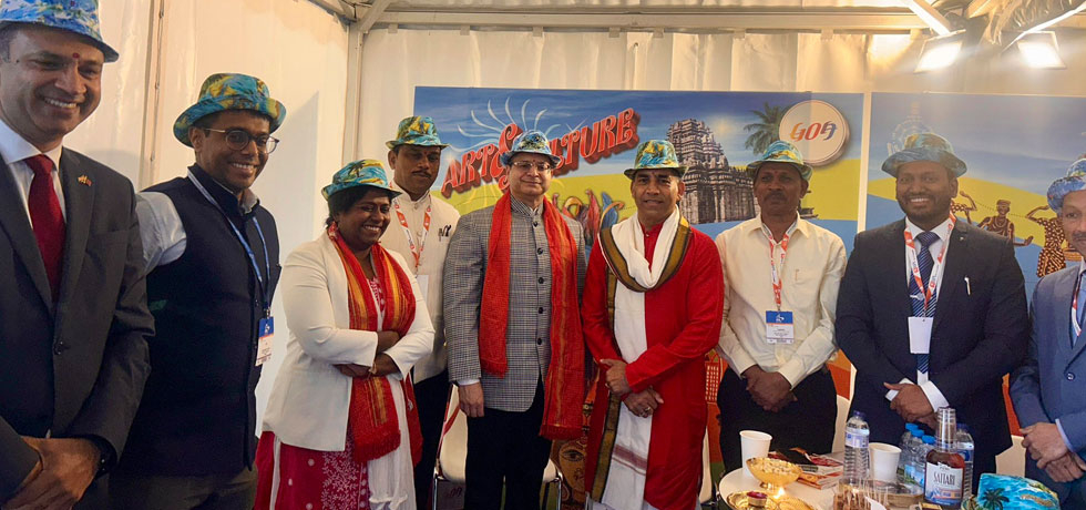 Ambassador Inaugurated the Goa booth and India pavillion at Lisbon Tourism Fair ‘Bolsa de Turismo de Lisboa’ (BTL) alongwith Sh. Govind Gaude ji minister of Art and Culture,Goa