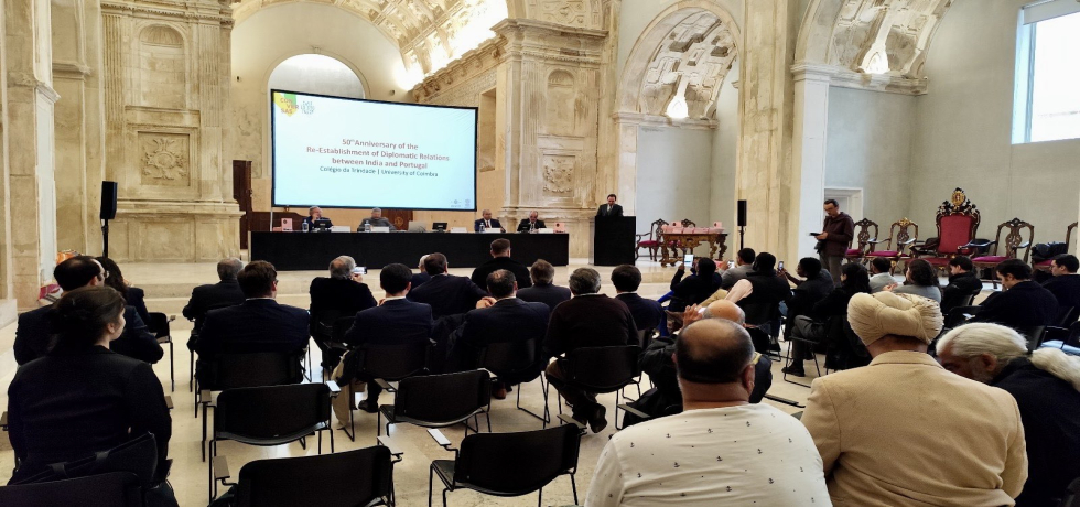 H.E Ambassador participated in the celebrations of “India Day” at University of Coimbra in context of ‘50 years of re-establishment of India-Portugal relations.