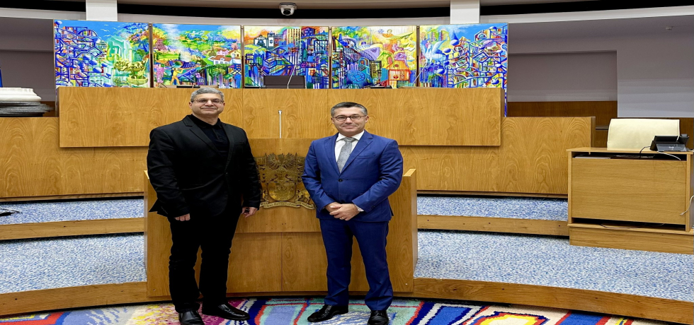 H.E. Ambassador called on the H.E. Mr. Luis Garcia, President (Speaker) of the legislative assembly of autonomous region of Azores.