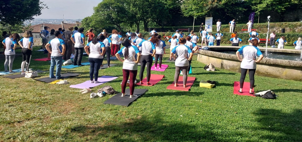 Embassy Celebrated the international day of Yoga in Porto, Portugal