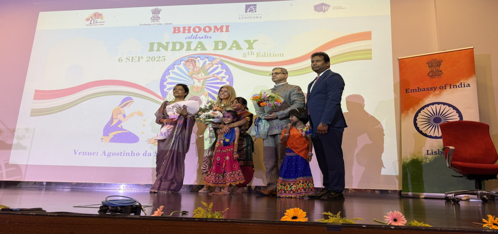 Ambassador participated in India Day celebration at Lusofona University in Lisbon