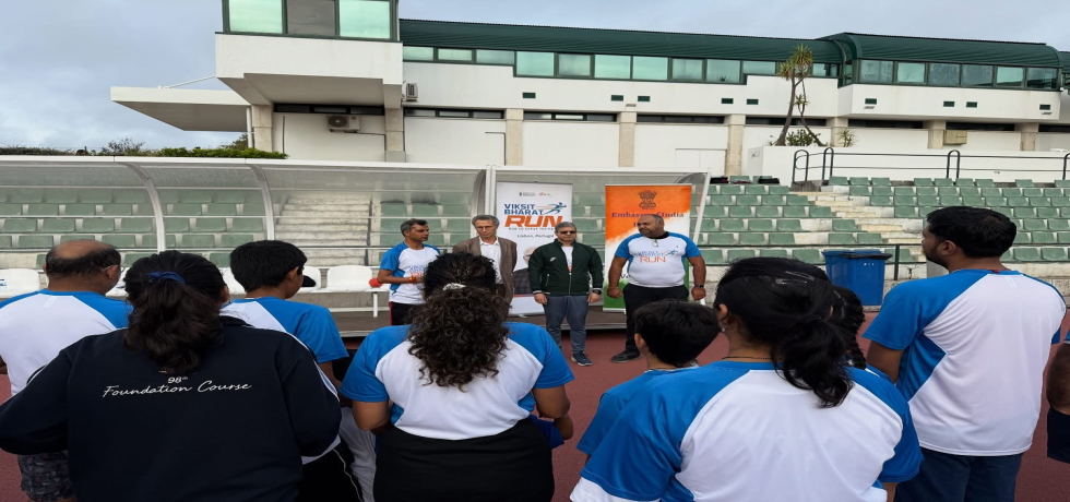Ambassador inaugurated and Flagged off the Viksit Bharat Run 2025 in Lisbon