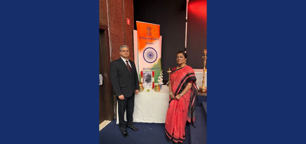 The Ambassador pays tribute to Rabindranath Tagore on the occasion of Tagore Jayanti in Lisbon