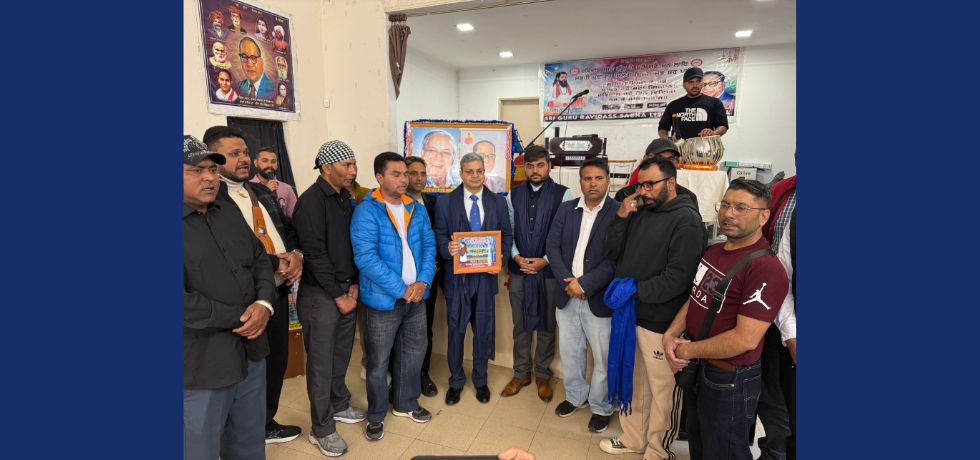 Ambassador participated in Dr. B. R. Ambedkar Jayanti celebration with Ravidass Sabha.