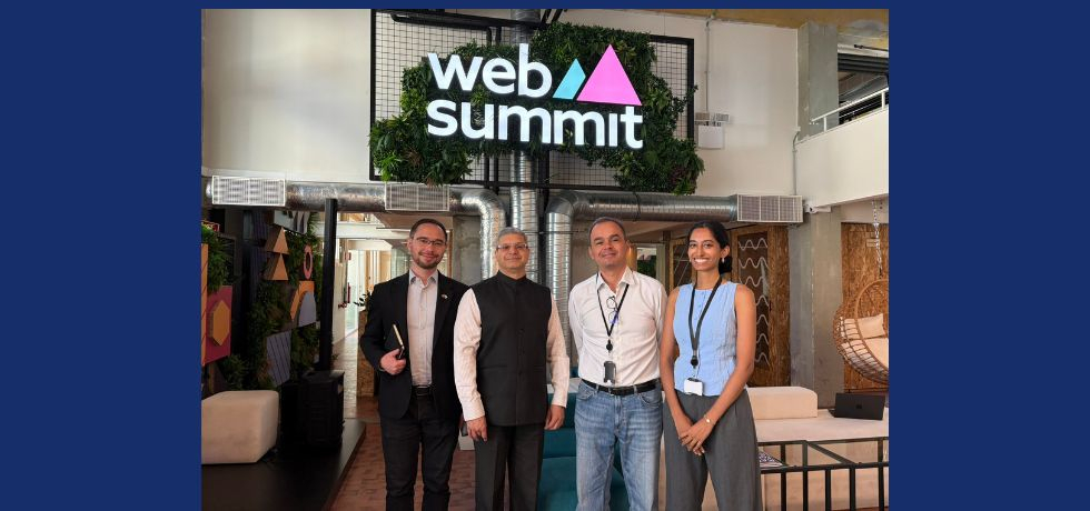 Ambassador met with Vice President of web summit  Mr. Artur Pereira in Lisbon.