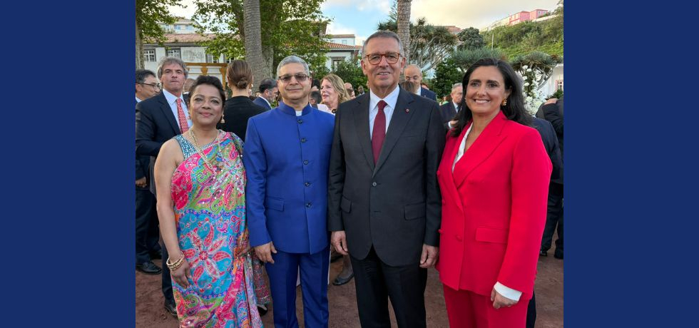 Ambassador met the President of Portugal H.E Antonio José Seguro at Terceira.