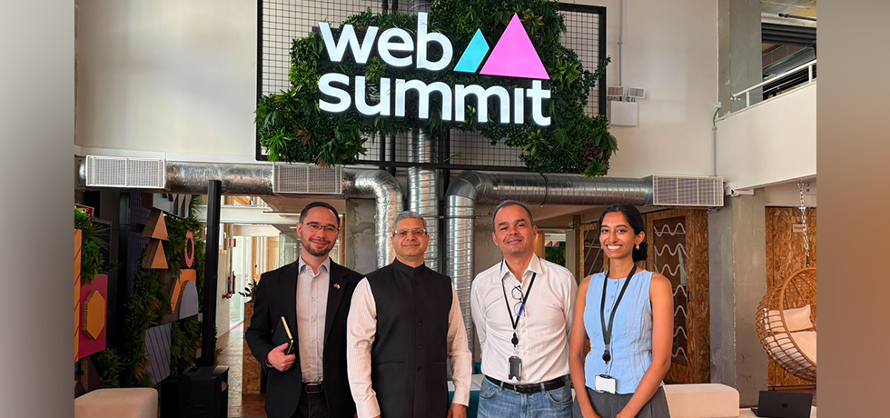 The Ambassador had a productive meeting with Artur Pereira, Vice President & Country Manager, Web Summit Portugal.