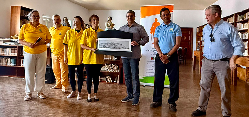 The Ambassador participated in a special International Day of Yoga 2026 session for senior citizens, organized by the Embassy at the Museum of Montemor-o-Novo.