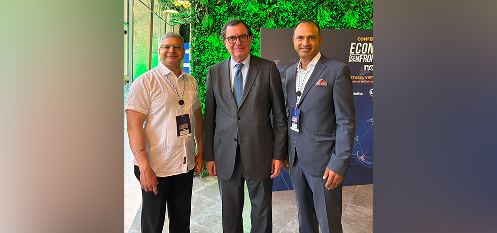 The Ambassador attended the Economy Without Borders Conference and exchanged views on India–Portugal relations with H.E. Manuel Castro Almeida, Portuguese Minister of Economy.